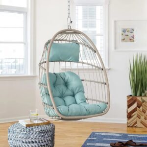 Rattan Egg Swing Chair for Patio